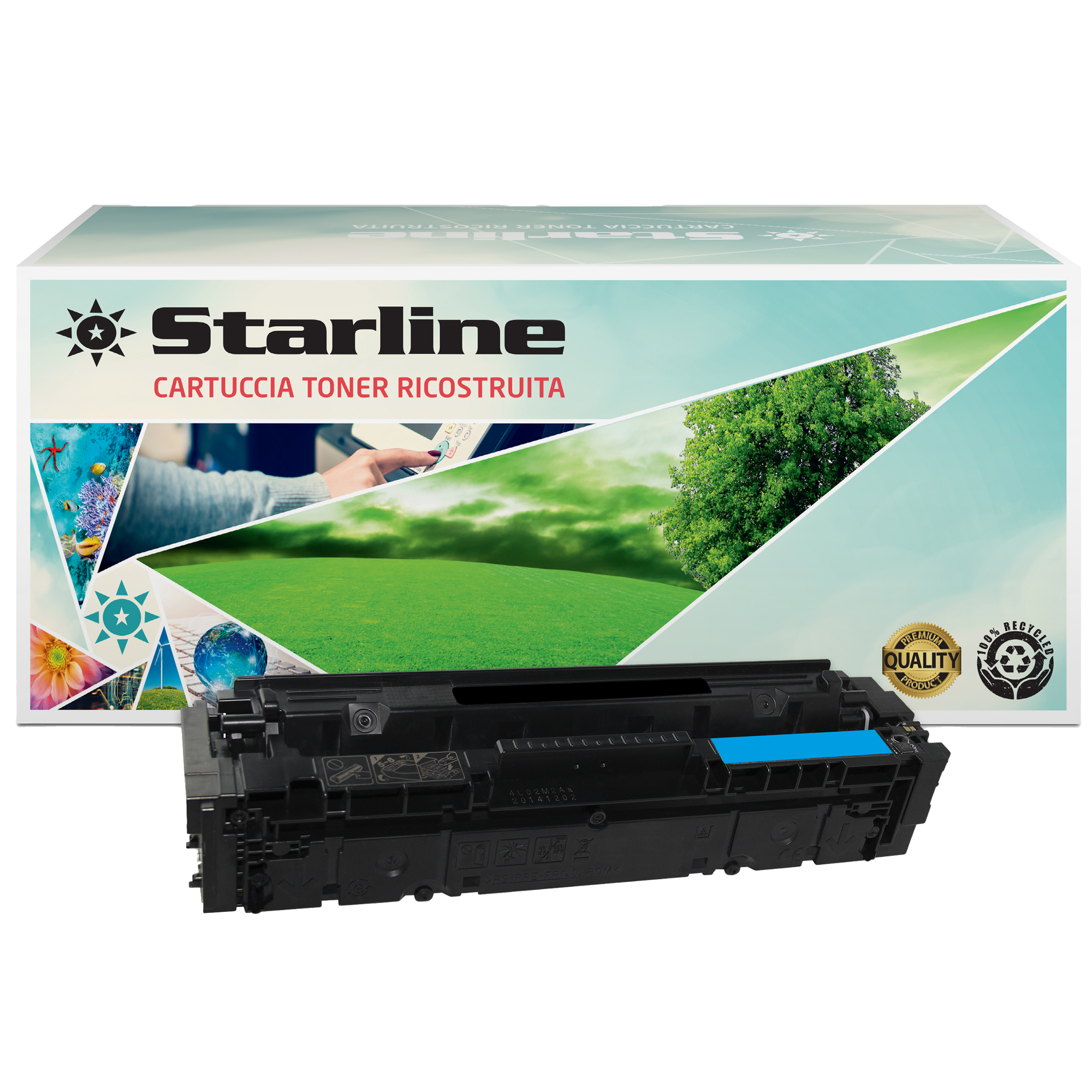 Starline - Toner Ricostruito per HP 203A - …