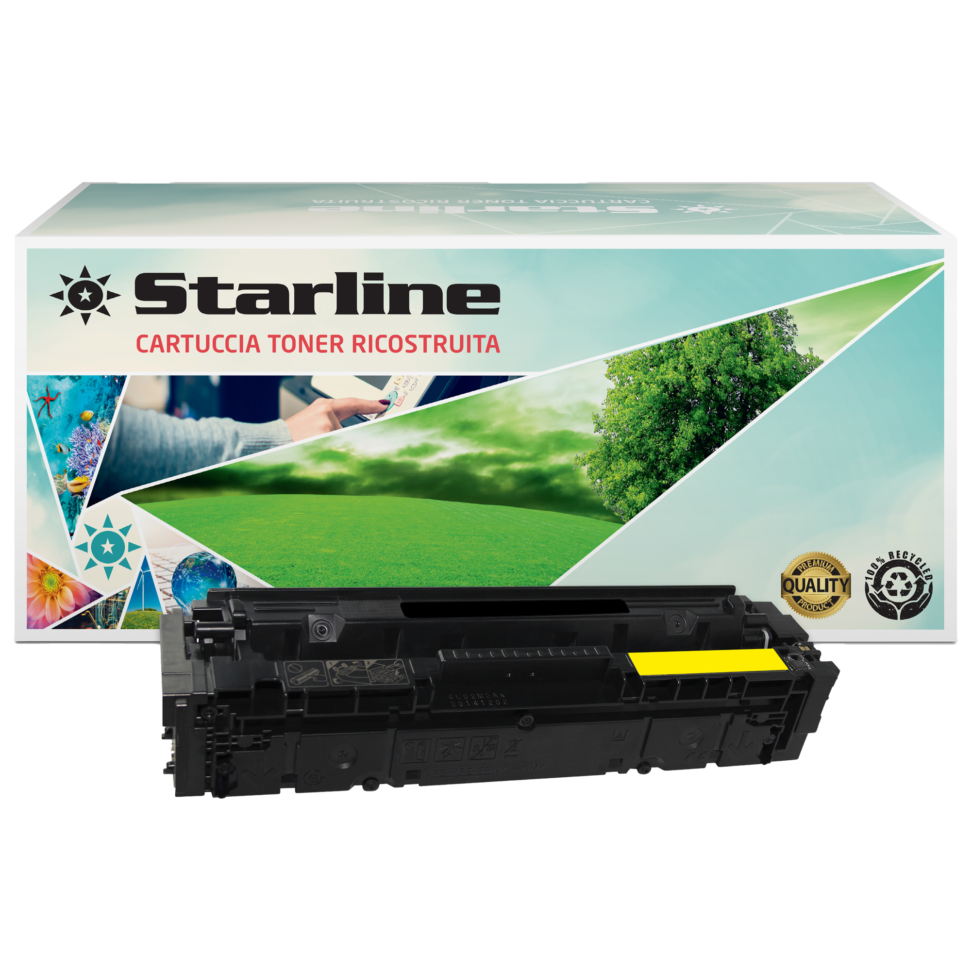 Starline - Toner Ricostruito per HP 203A - …
