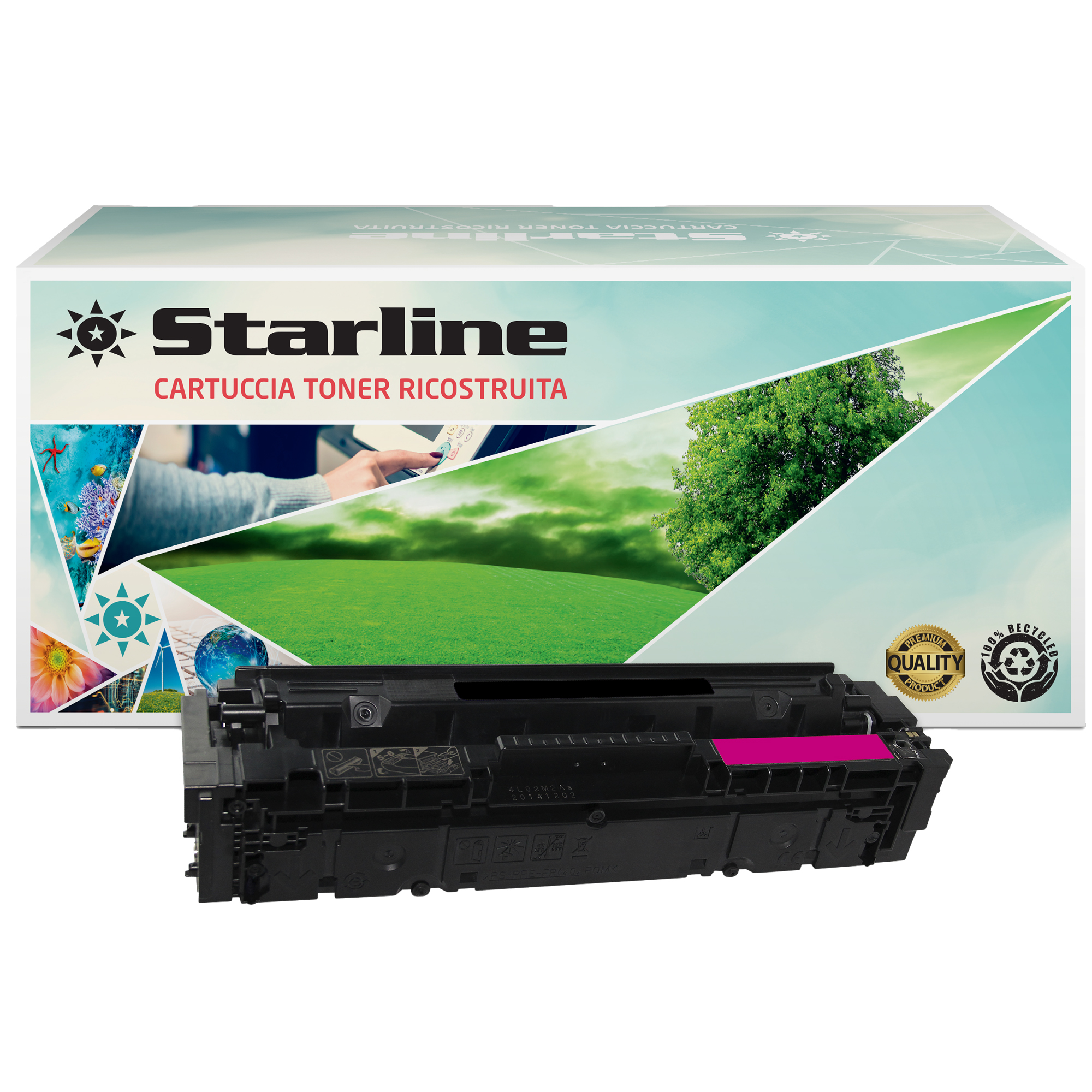 Starline - Toner Ricostruito per HP 203A - …