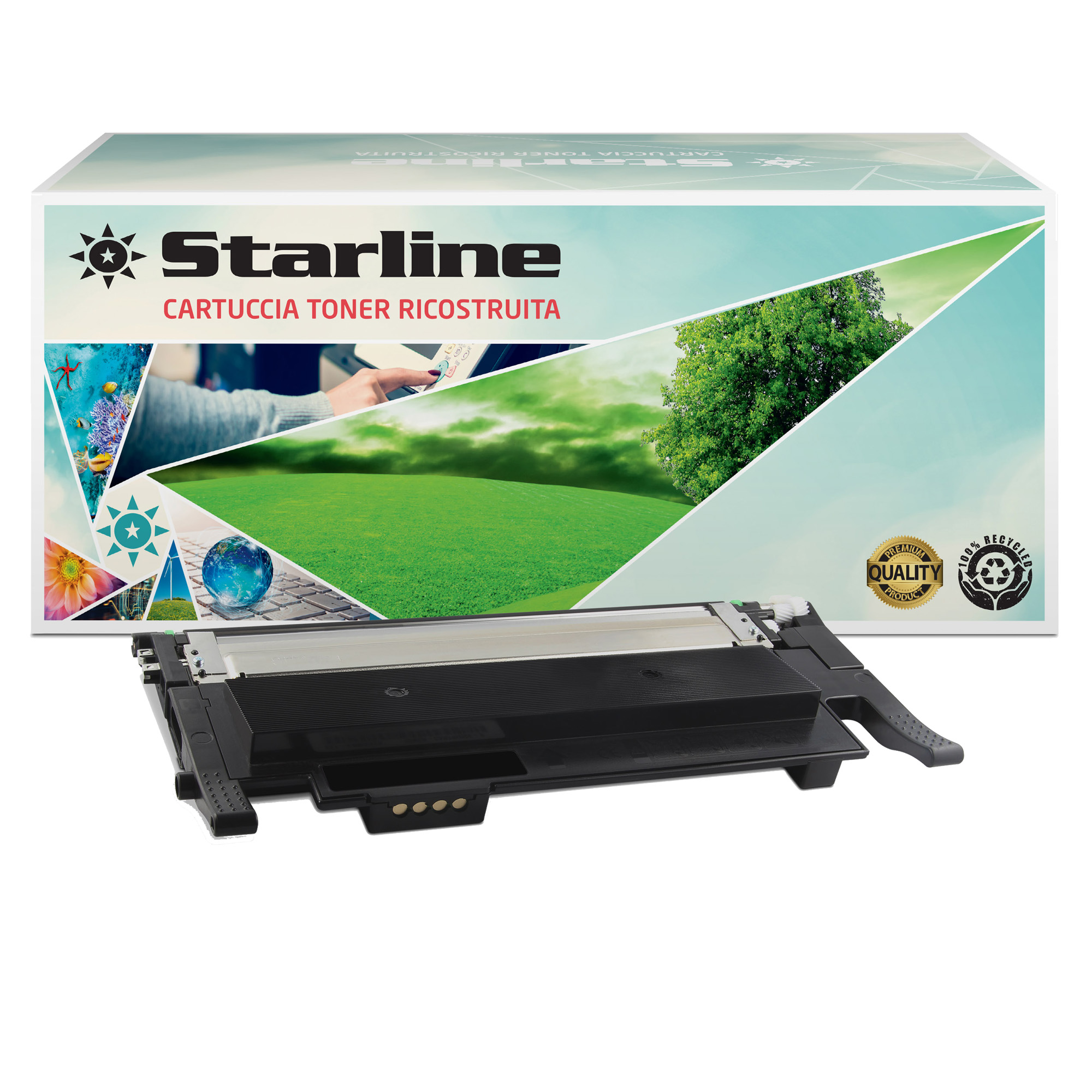 Starline - Toner Ricostruito per HP 117A - …