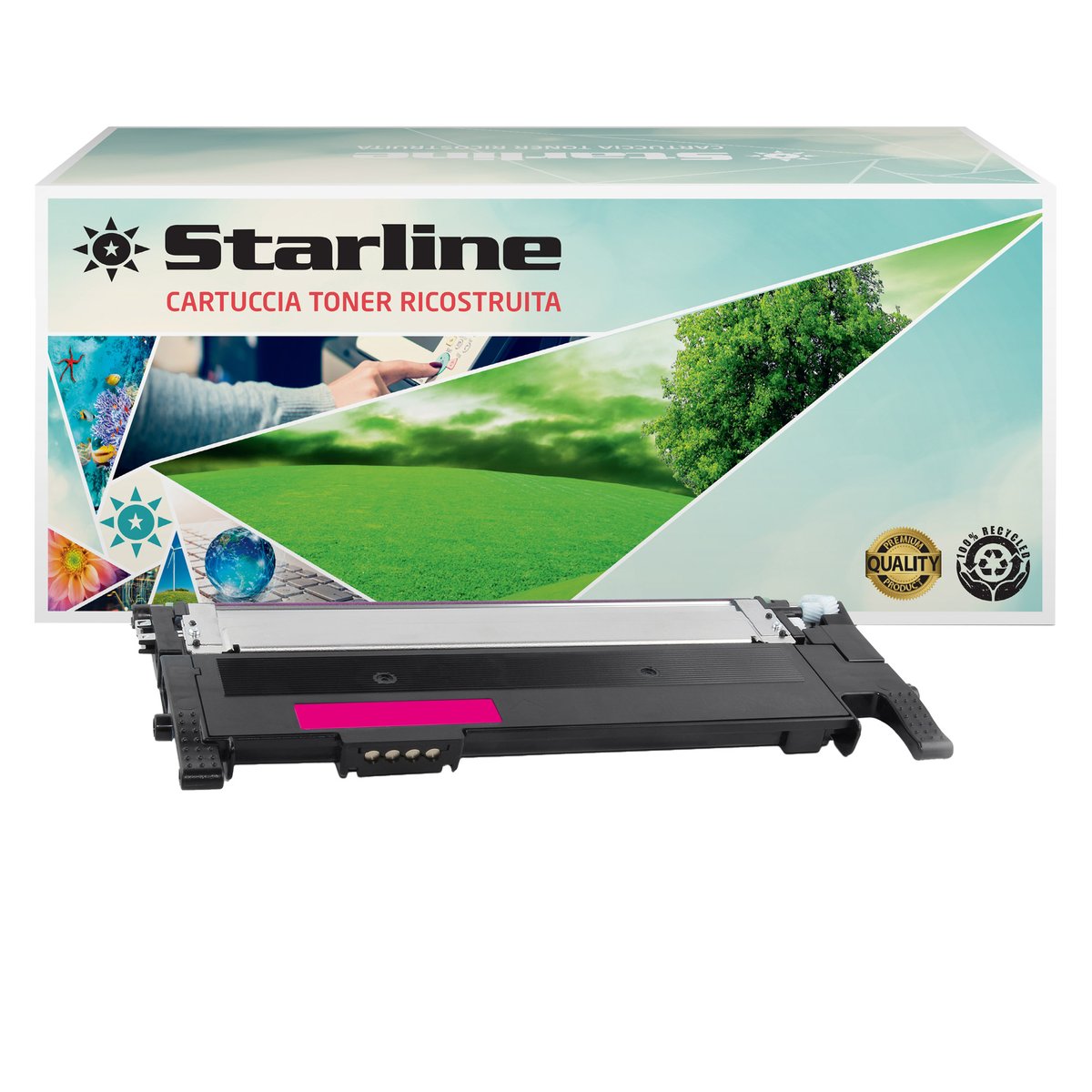 Starline - Toner Ricostruito per HP 117A - …