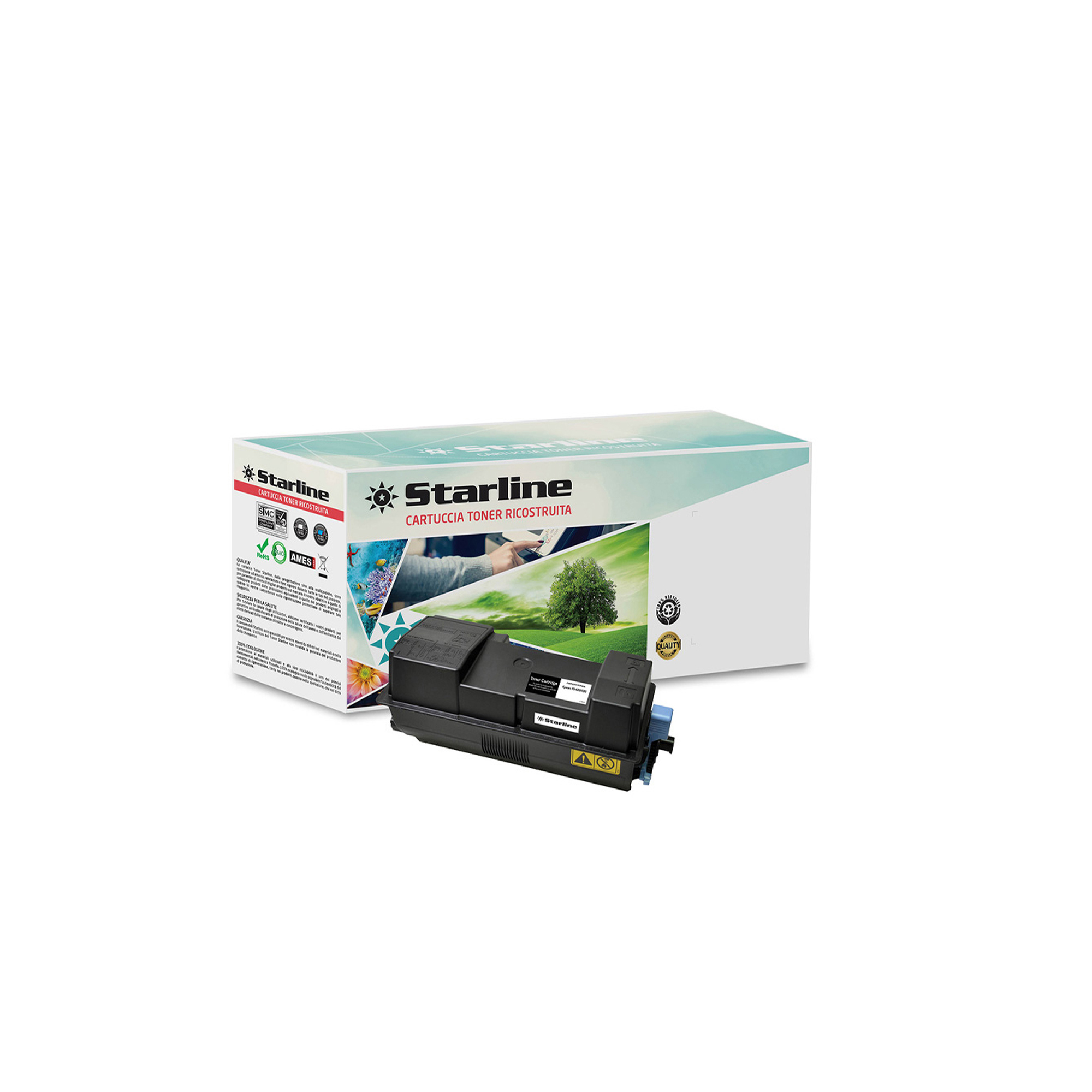 Starline - Toner Ricostruito per Kyocera - Nero …