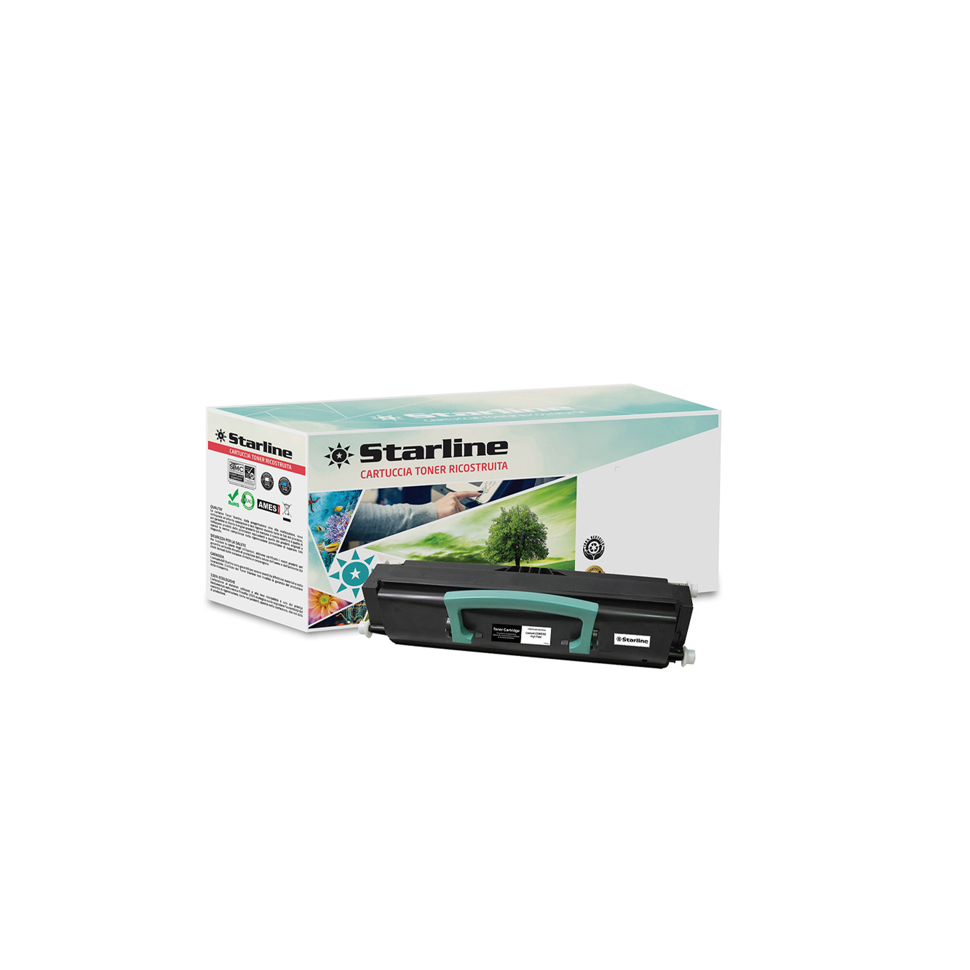 Starline - Toner Ricostruito - per Lexmark - …