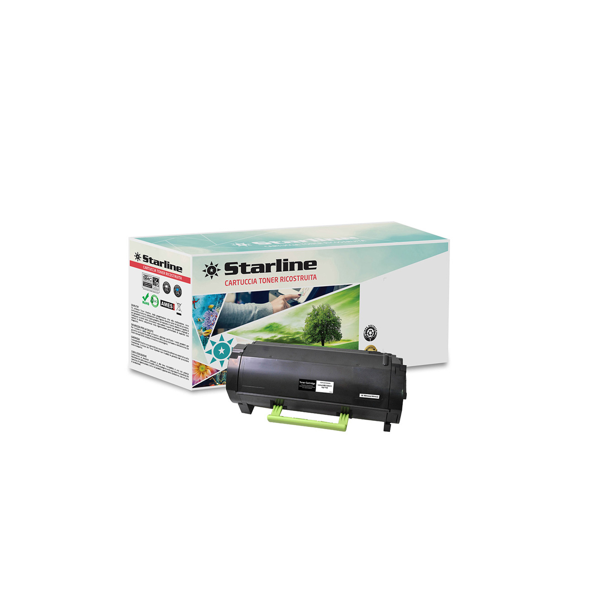 Starline - Toner Ricostruito - per Lexmark - …
