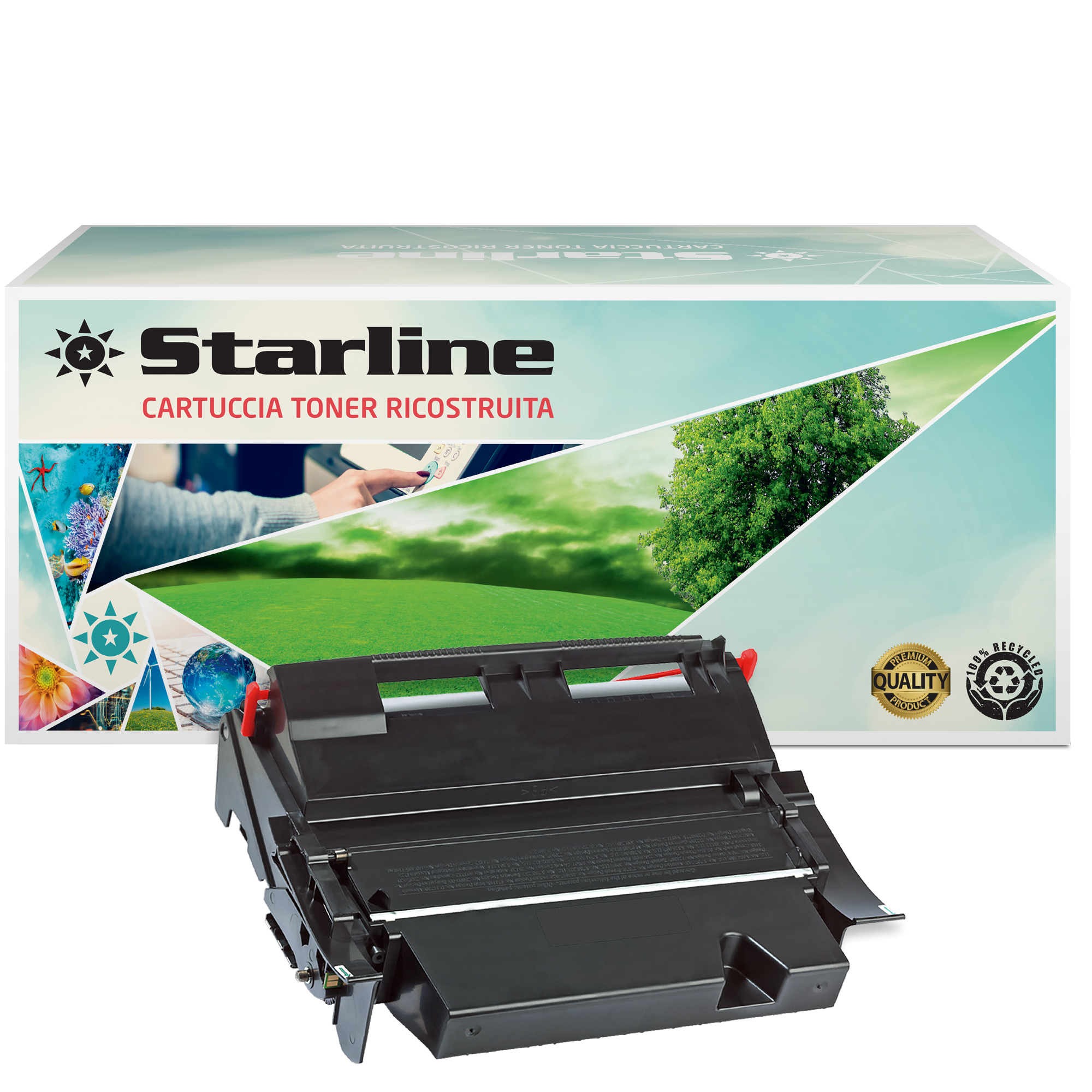 Starline - Toner Ricostruito - per Lexmark - …