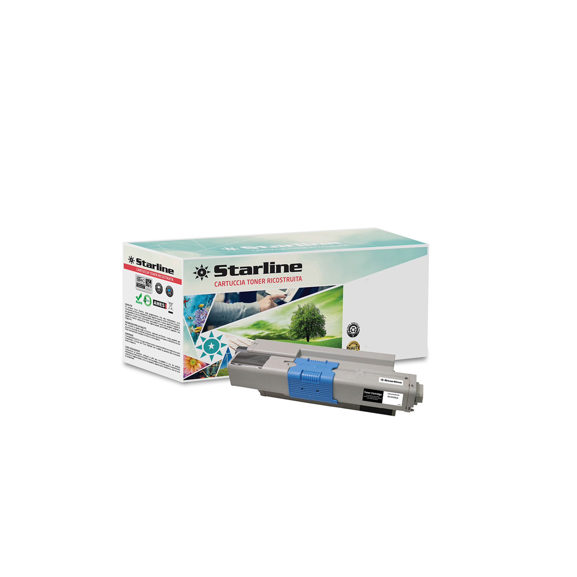 Starline - Toner Ricostruito - per Oki - …