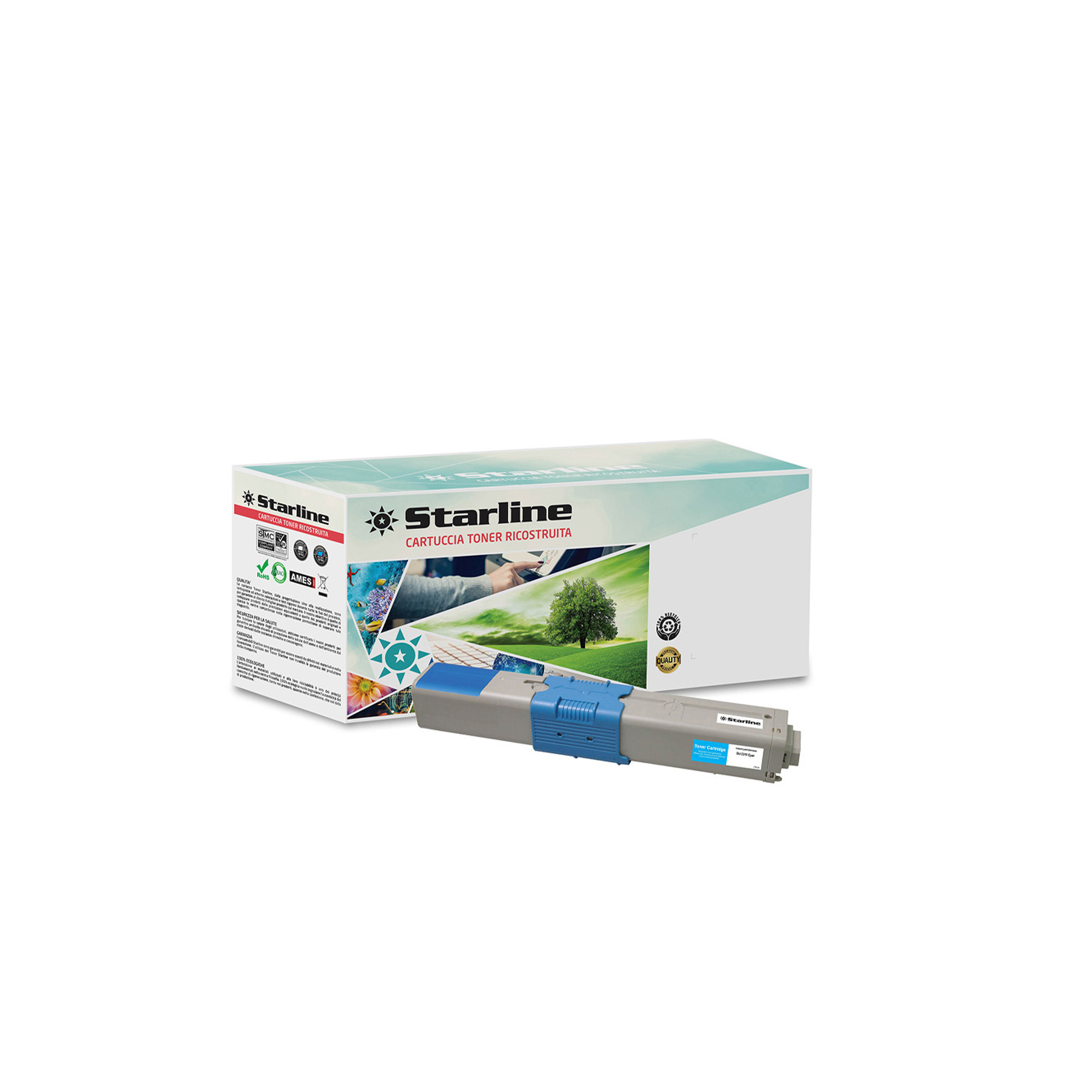 Starline - Toner Ricostruito - per Oki - …