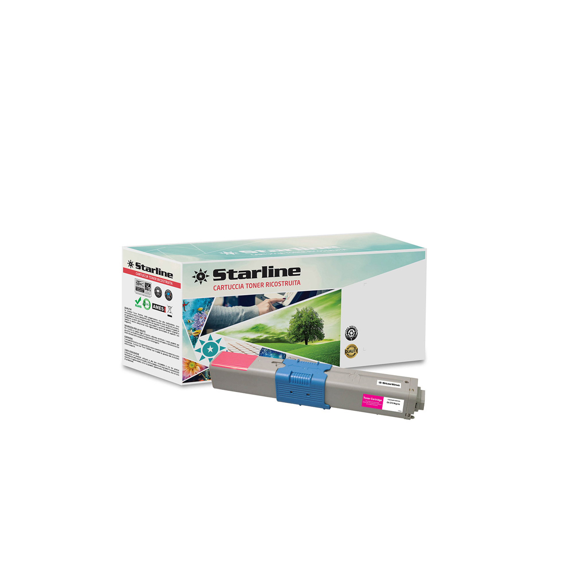 Starline - Toner Ricostruito - per Oki - …