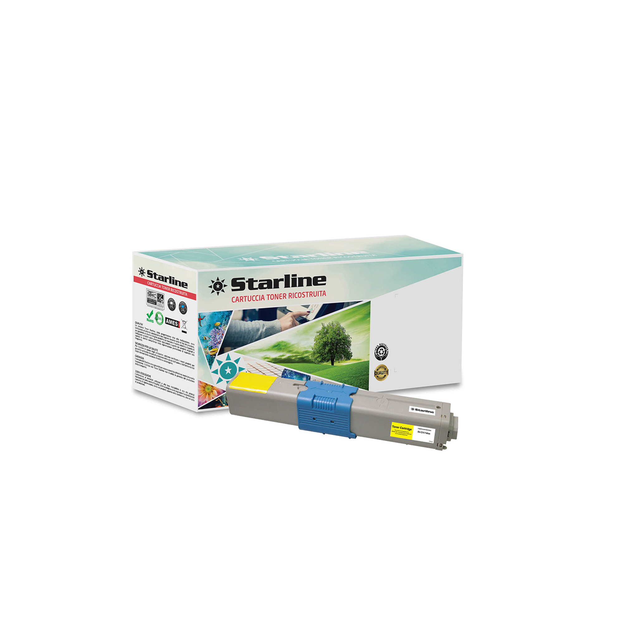 Starline - Toner Ricostruito - per Oki - …
