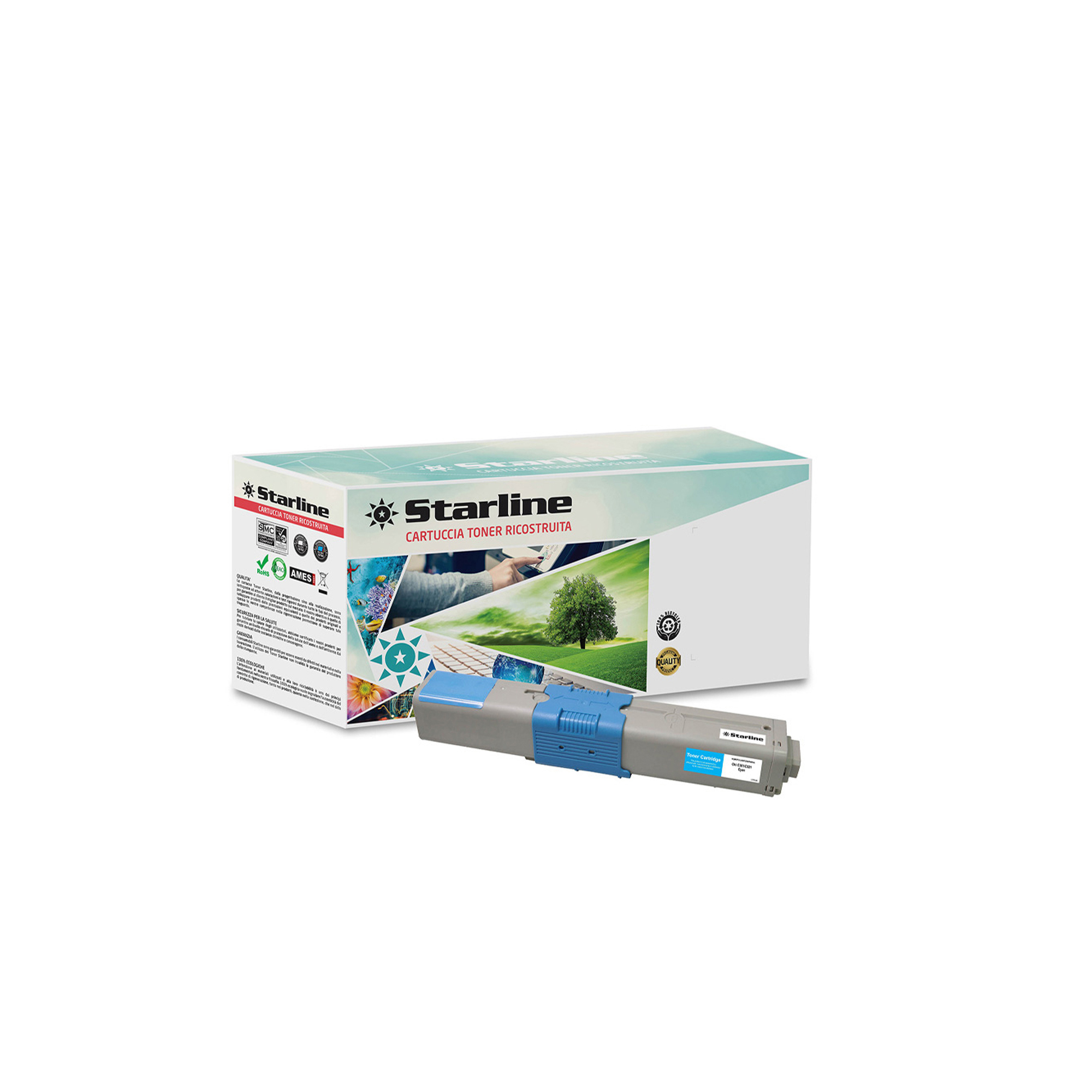 Starline - Toner Ricostruito - per Oki - …