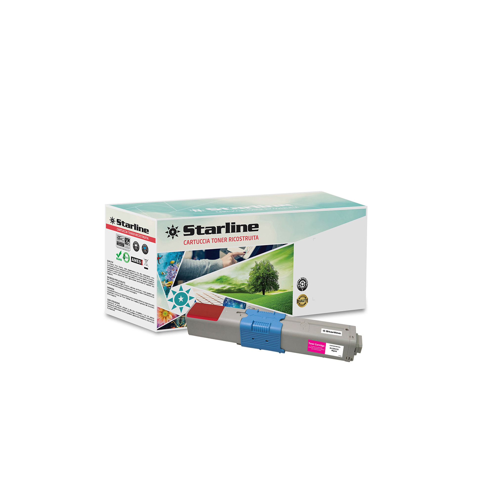 Starline - Toner Ricostruito - per Oki - …