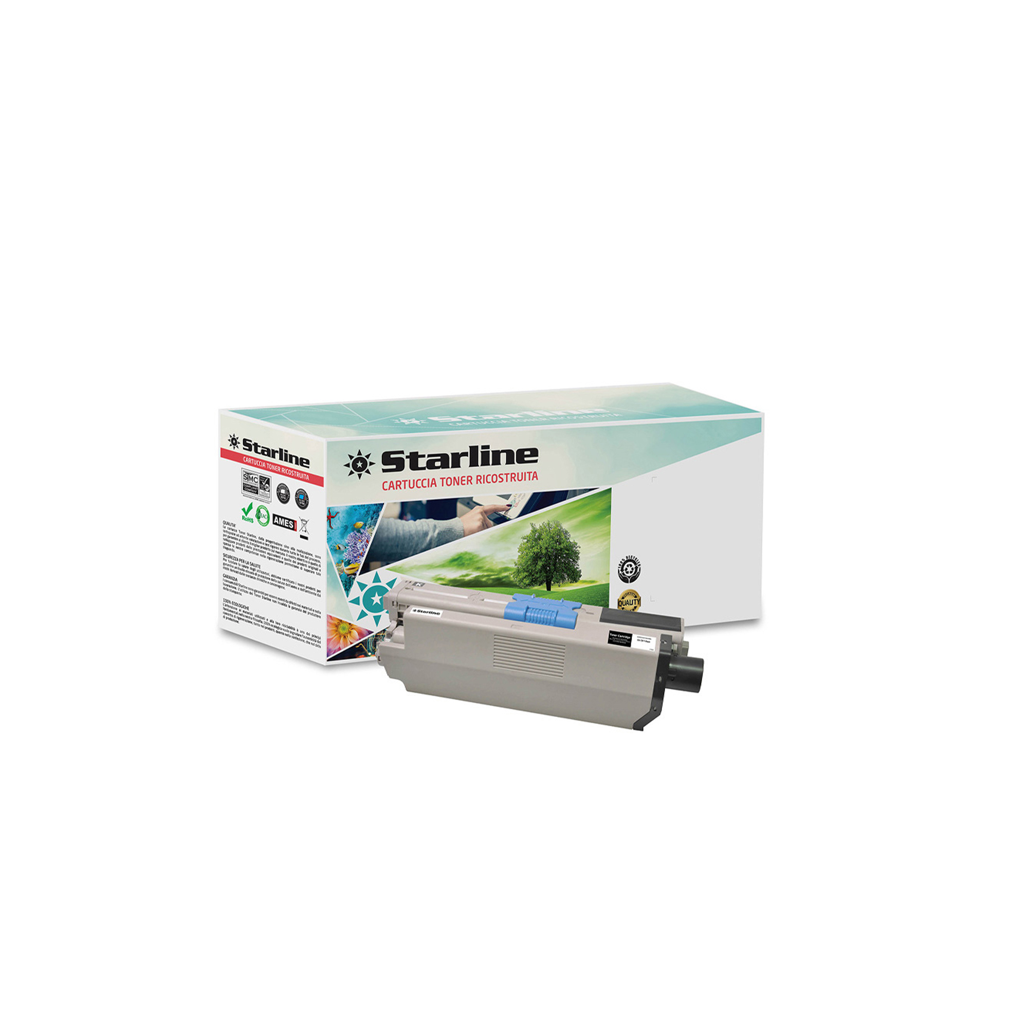 Starline - Toner Ricostruito - per Oki - …