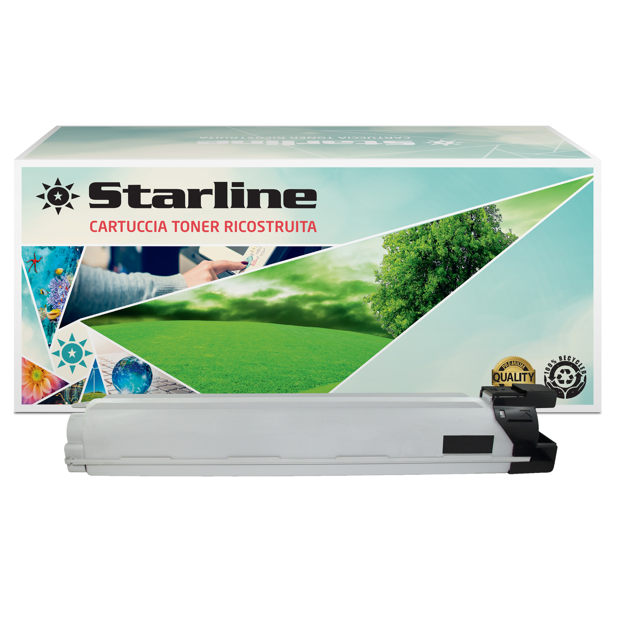 Starline - Toner Ricostruito - per Samsung CLX-9201 …