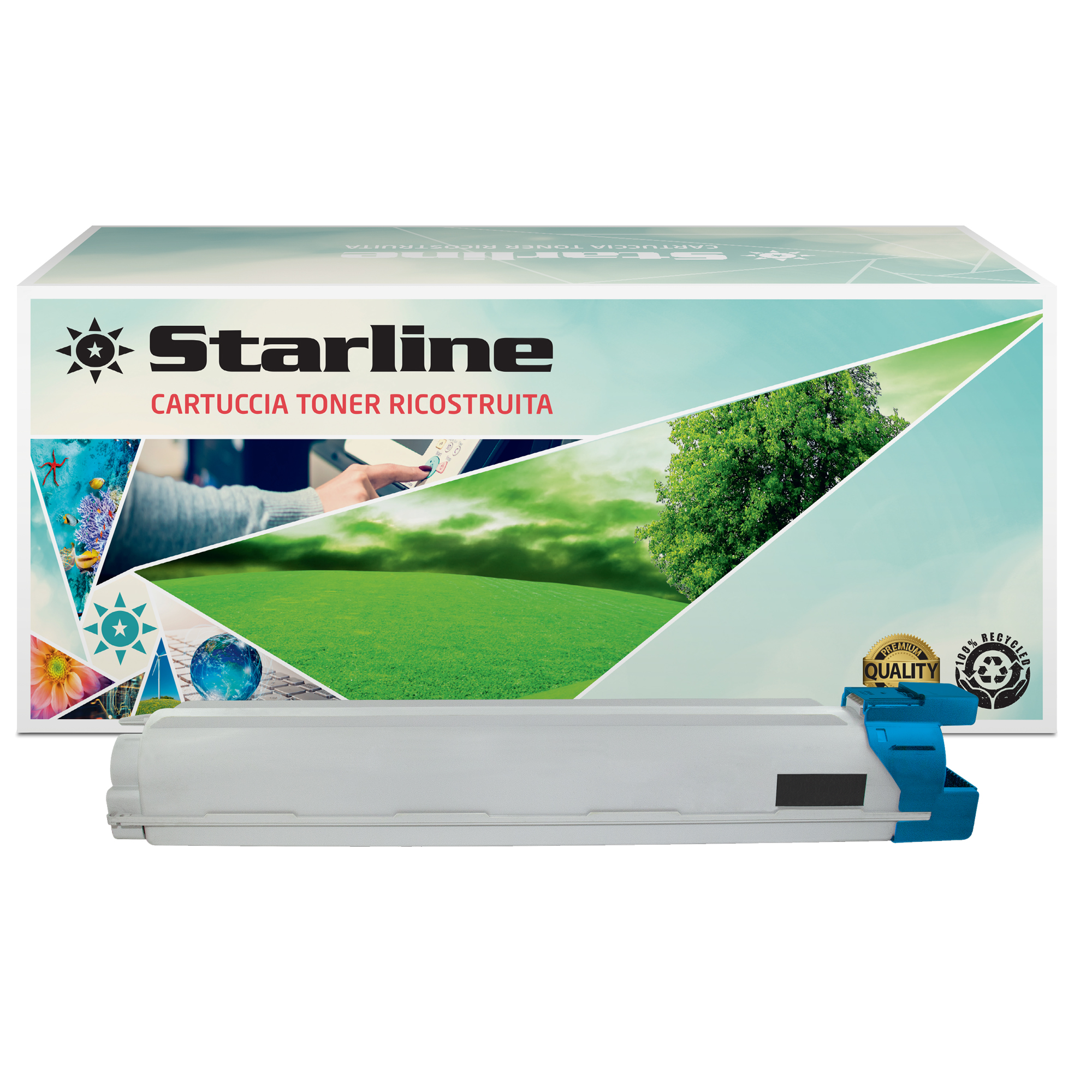 Starline - Toner Ricostruito - per Samsung CLX-9201 …