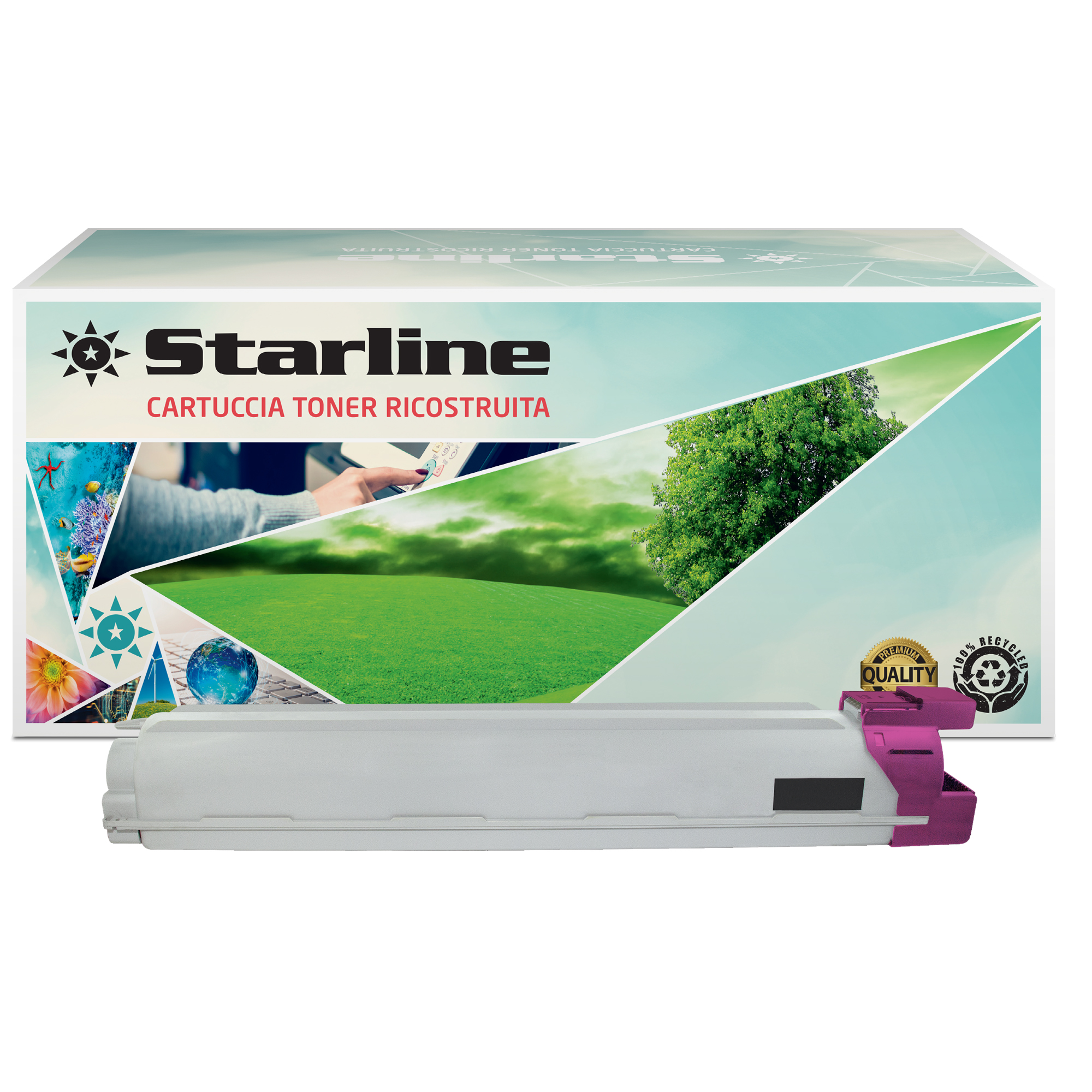 Starline - Toner Ricostruito - per Samsung CLX-9201 …