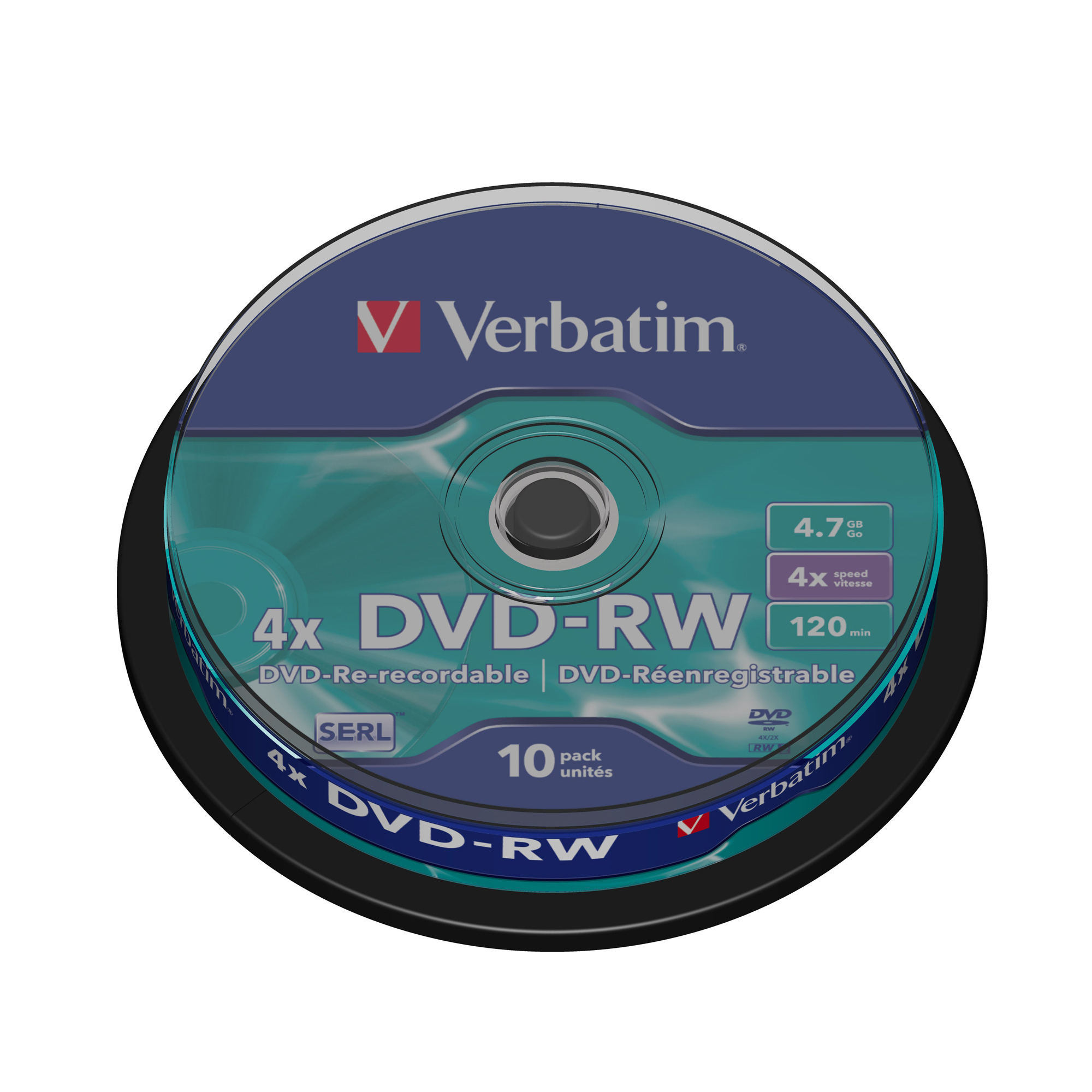 Verbatim - Scatola 10 DVD-RW - serigrafato - …