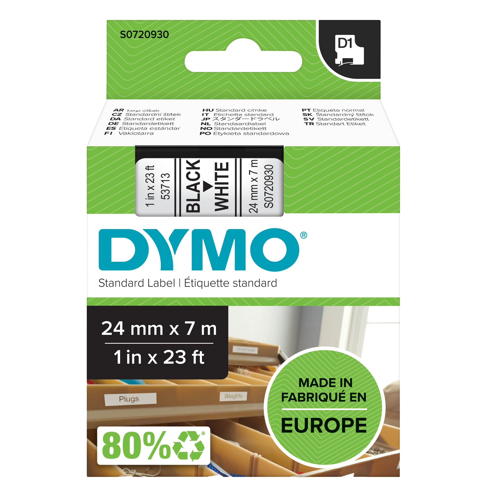 Nastro D1 standard 537130 - 24 mm x …