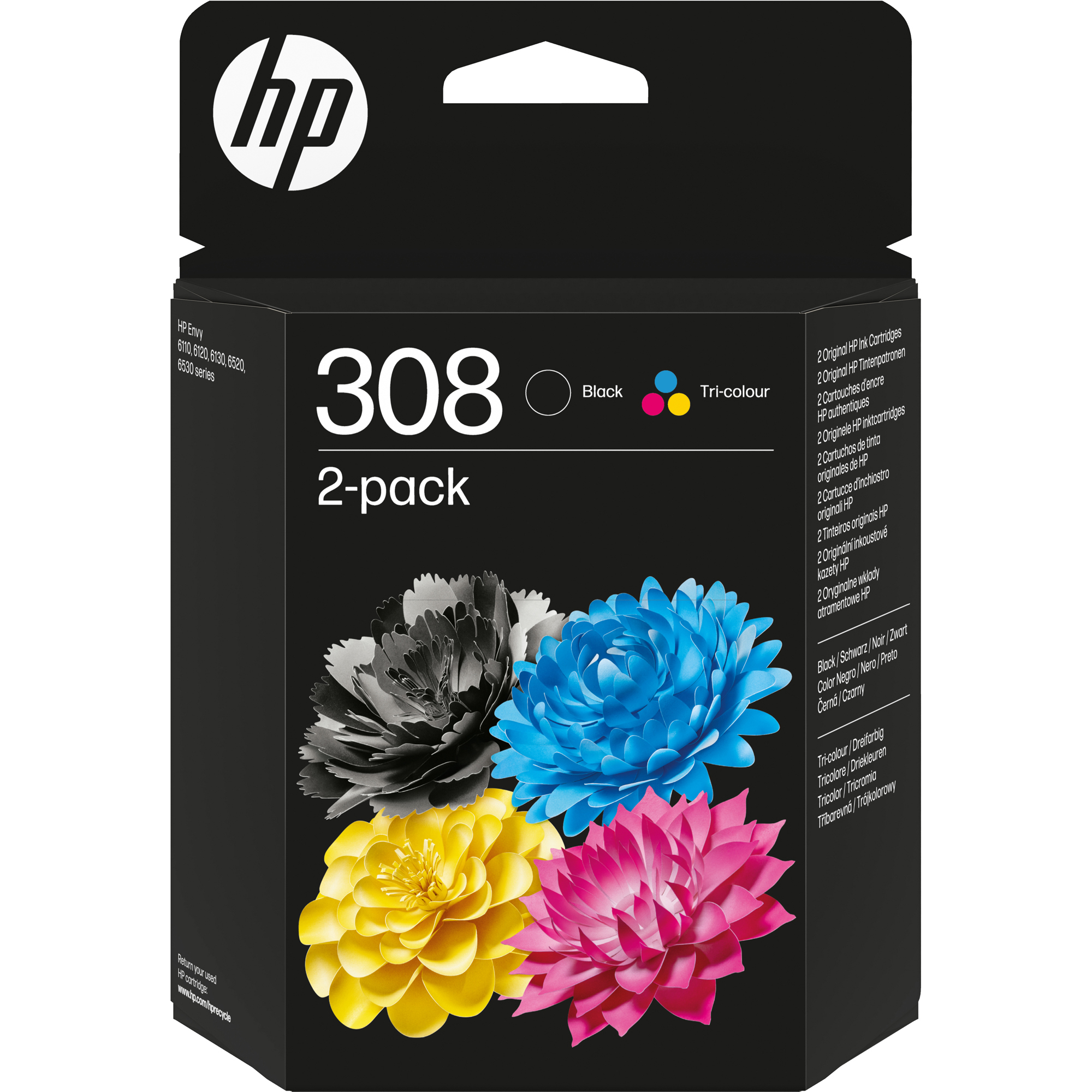 HP 308 - Confezione da 2 - nero, …