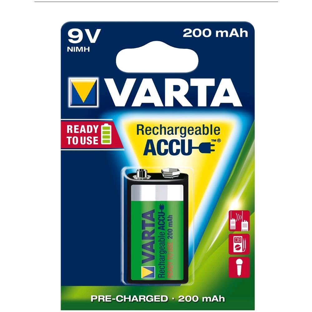 Varta Pila ricaricabile Ready To Use 9V