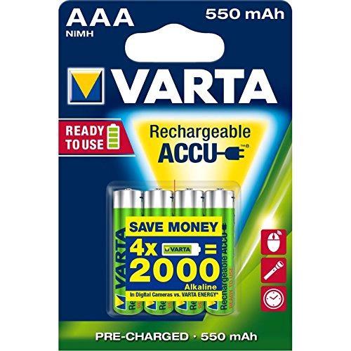 Varta - Batteria 4 x AAA - NiMH …