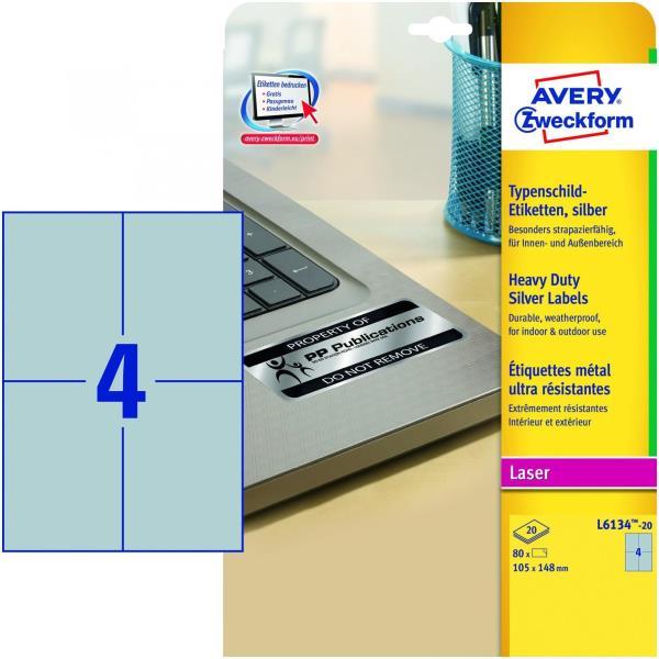 Etichette adesive L6134 - in poliestere - laser …