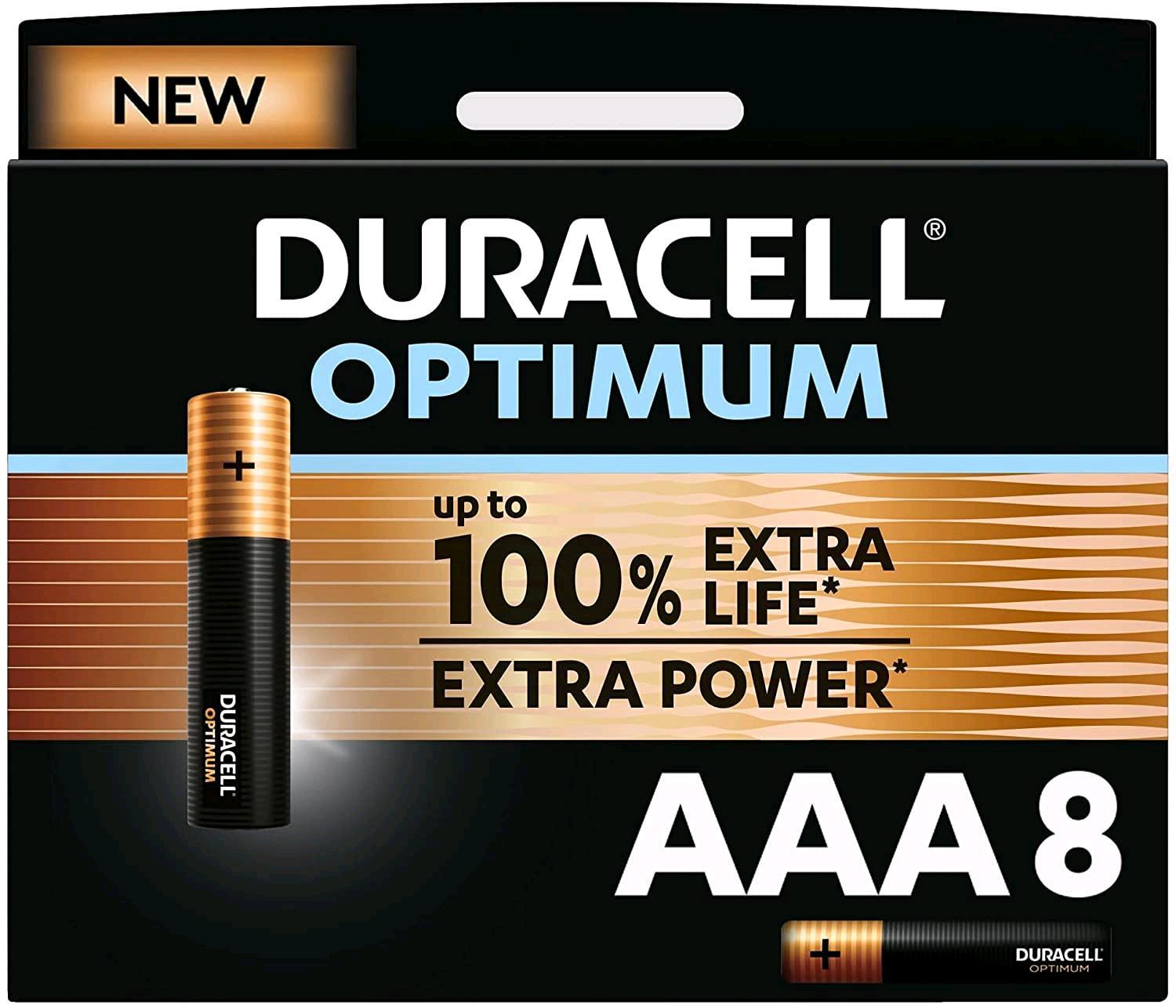 Duracell Optimum - Batteria 8 x AAA - …