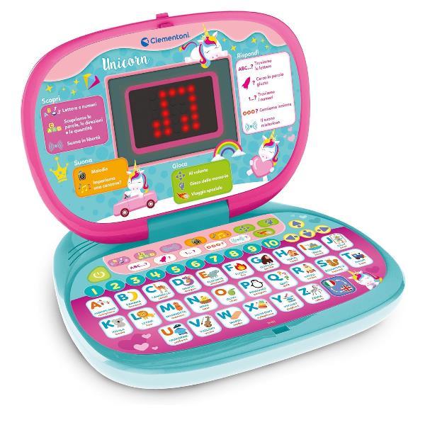 CLEMENTONI COMPUTER KID DOT UNICORN LAPTOP PARLANTE PER …