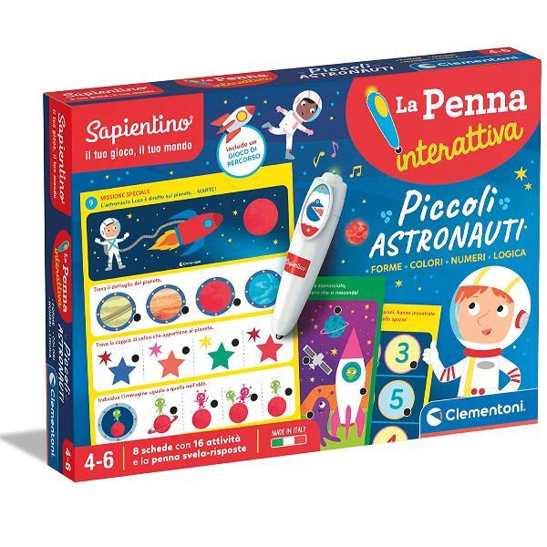 CLEMENTONI SAPIENTINO I PICCOLI ASTRONAUTI QUIZ PENNA INTERATTIVA