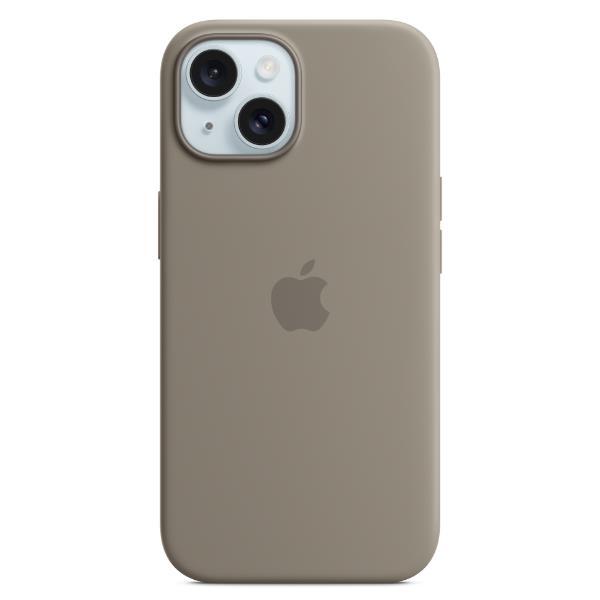 APPLE iPHONE 15 CUSTODIA MAGSAFE IN SILICONE CLAY