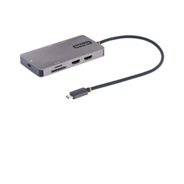 StarTech.com Adattatore Multiporta USB C, Doppio HDMI 4K …