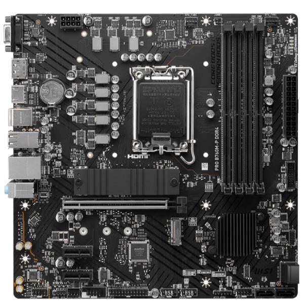 MSI PRO B760M-P DDR4 SCHEDA MADRE INTEL B760 …