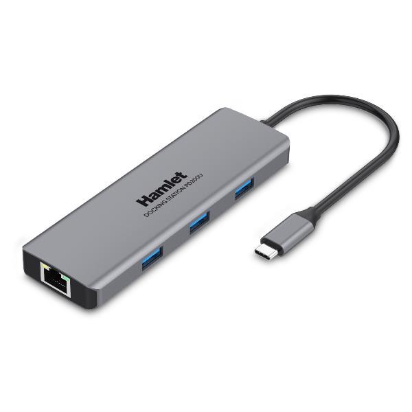 Hamlet HDKC-PD200U - Docking station - USB-C - …