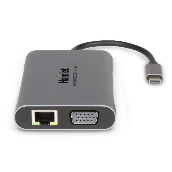 Hamlet HDKC-PD400V - Docking station - USB-C - …