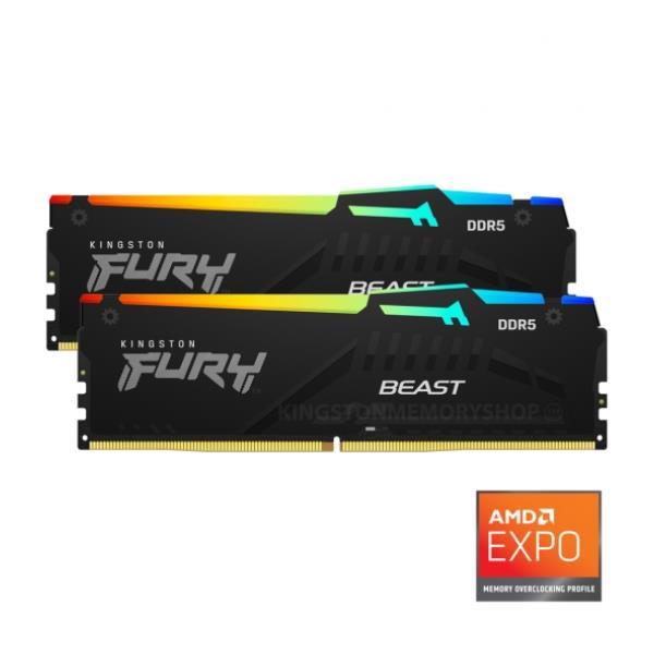 Kingston FURY Beast RGB - DDR5 - kit …