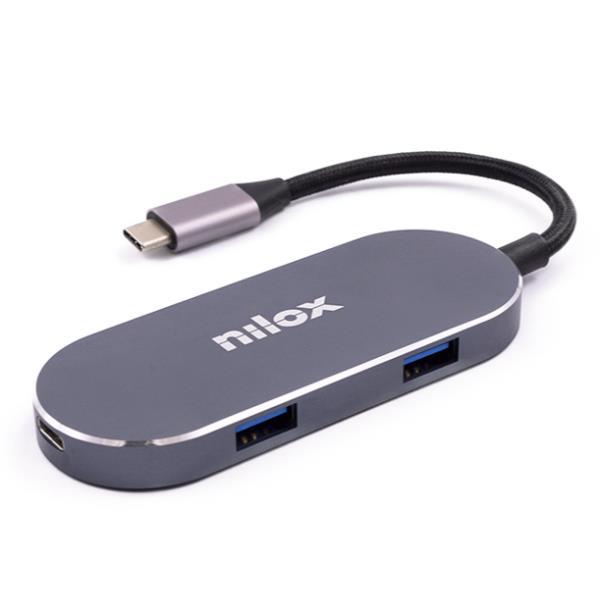 Nilox - Docking station - USB-C - HDMI