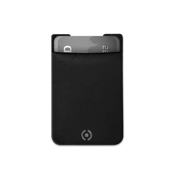 CELLY TASCA ADESIVA PER SMARTPHONE IN TESSUTO NERO