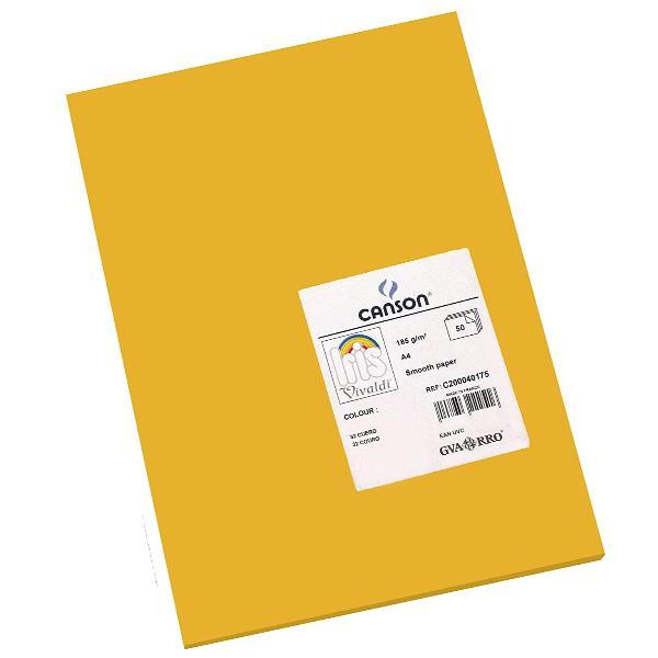 CANSON CF50FF VIVALDI A4 185G CUOIO