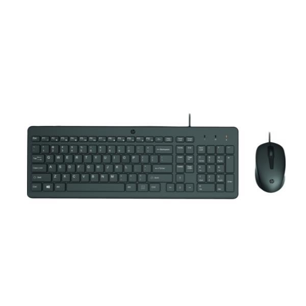 HP 150 KIT TASTIERA E MOUSE USB QWERTY …