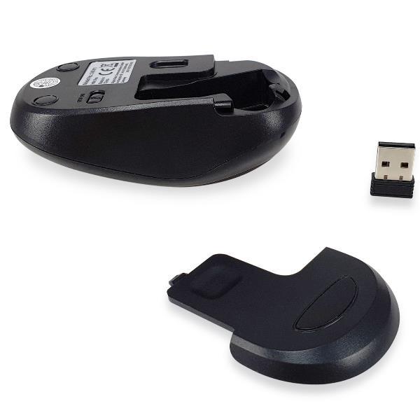 EQUIP 245112 MOUSE OTTICO 1.200 DPI WIRELESS AMBIDESTRO …