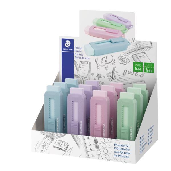 STAEDTLER ESPOSITORE GOMMA CON INVOLUCRO IN PLASTICA CON …