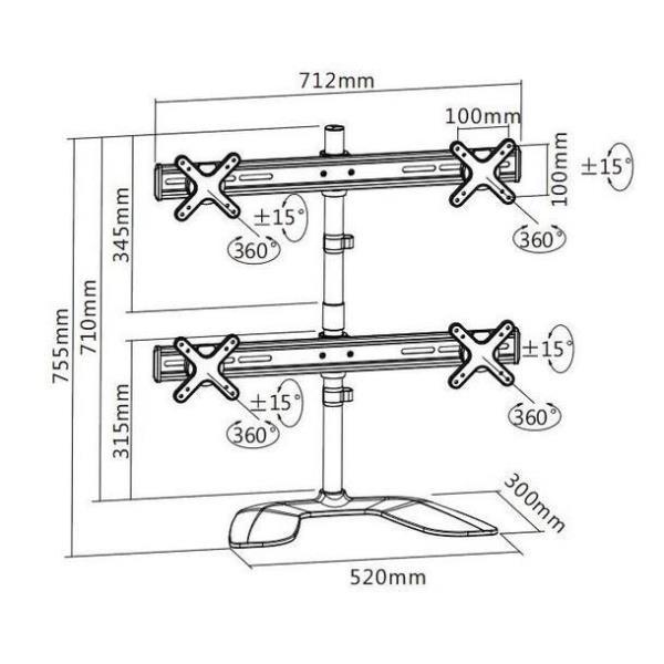 SOPAR PLANO DESKSTAND 23-1010 Q