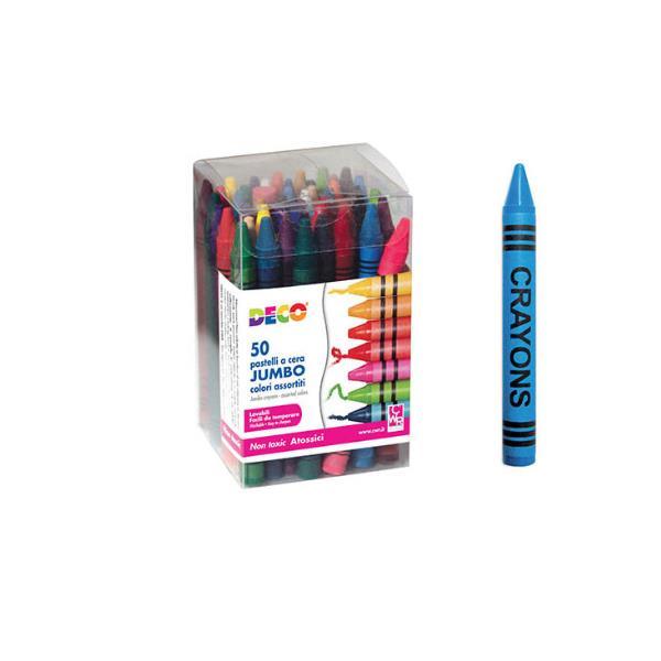 CWR PASTELLO A CERA MAXI COLORI ASSORTITI CONF …