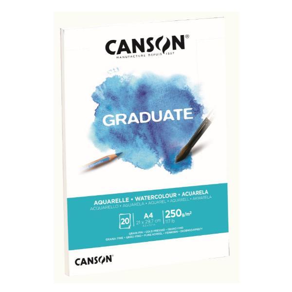 CANSON Graduate Watercolour - Blocco - A4 - …