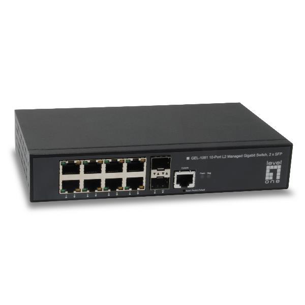LevelOne GEL-1061 - Switch - gestito - 8 …