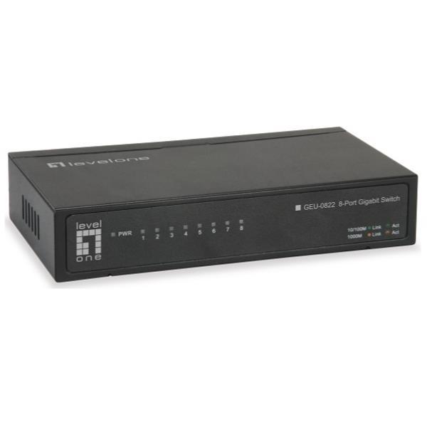 LevelOne GEU-0822 - Switch - 8 x 10/100/1000 …