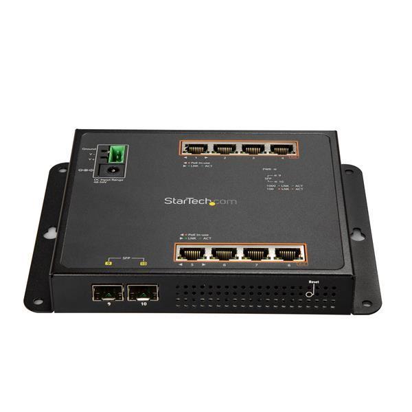 StarTech.com Switch Ethernet Gigabit a 8 porte PoE+ …