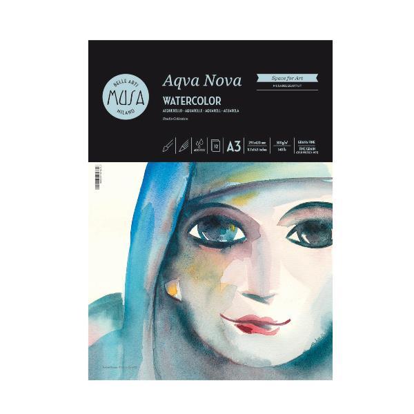 Cwr AQVA NOVA - ACQUERELLO BLOCCO 12 FG. …