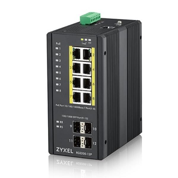 Zyxel RGS200-12P - Switch - gestito - 8 …