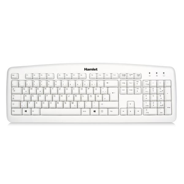 Hamlet XKKITA2-D1W-WH - Tastiera - USB - Tedesca …