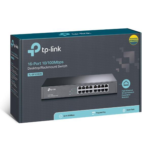 TP-Link TL-SF1016DS - Switch - 16 x 10/100 …